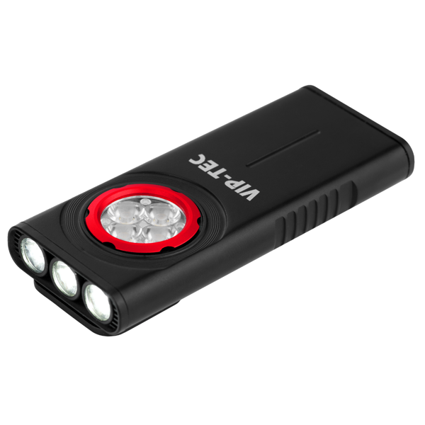 Vip-Tec VT891203 1000 Lümen Şarjlı Alüminyum Gövde  Slim Cep Feneri - Image 1