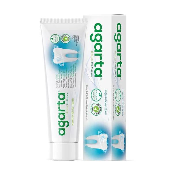 Agarta Doğal Bitki Özlü Florürsüz Diş Macunu 100 Ml 3 Adet - Image 1