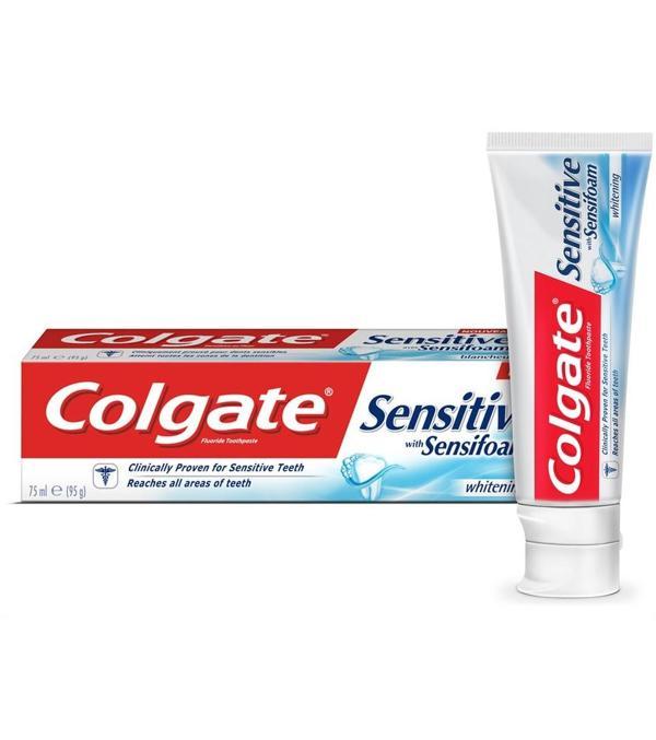Colgate Sensitive Sensifoam Beyazlatıcı Diş Macunu 75 ml 5 Adet - Image 1