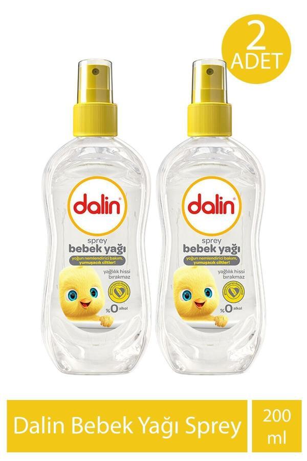 Dalin Bebek Yağı Sprey 200 ml x 2 Adet - Image 1