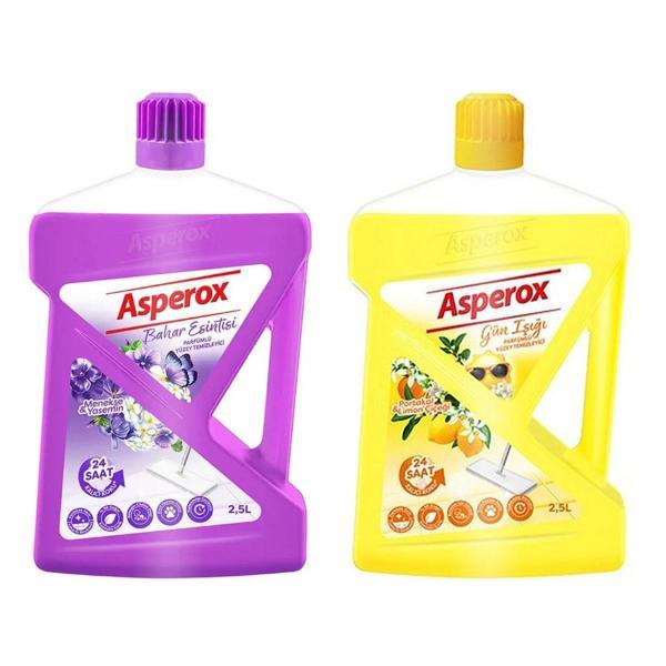 Asperox Yüzey Temizleyici 2500 ml Bahar ve Gün Işığı 2 li Set - Image 1