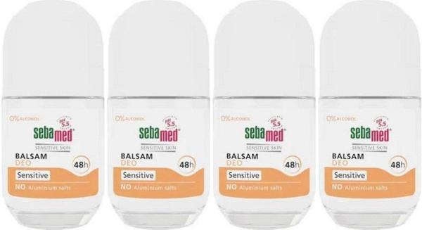 Sebamed Deodorant Roll-On 50ML Balsam Hassas/Sensitive (4 Lü  Set) - Image 1