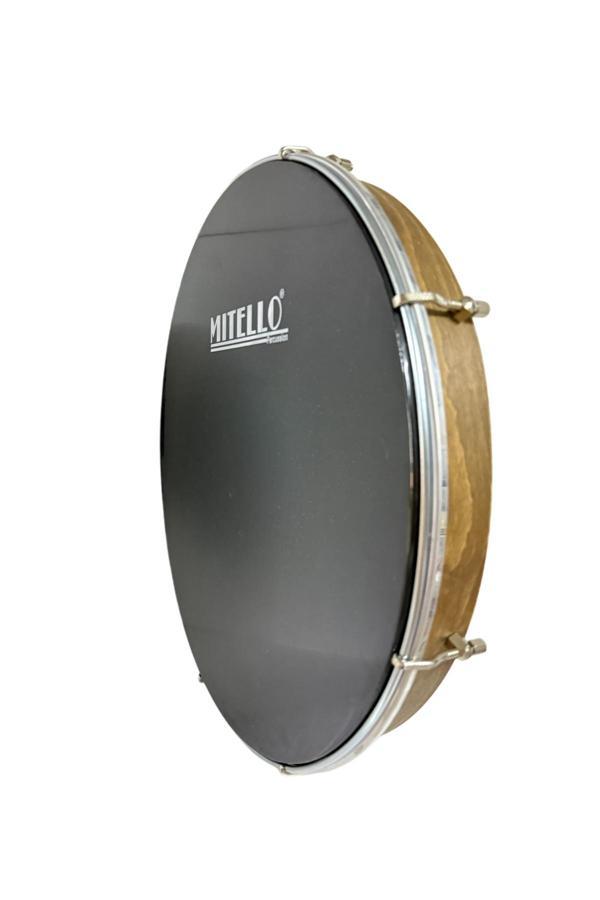Bade Müzik Mitello Bendir 46Cm Ceviz Ağacı Kılıflı Dıştan Akortlu Profesyonel - Image 1
