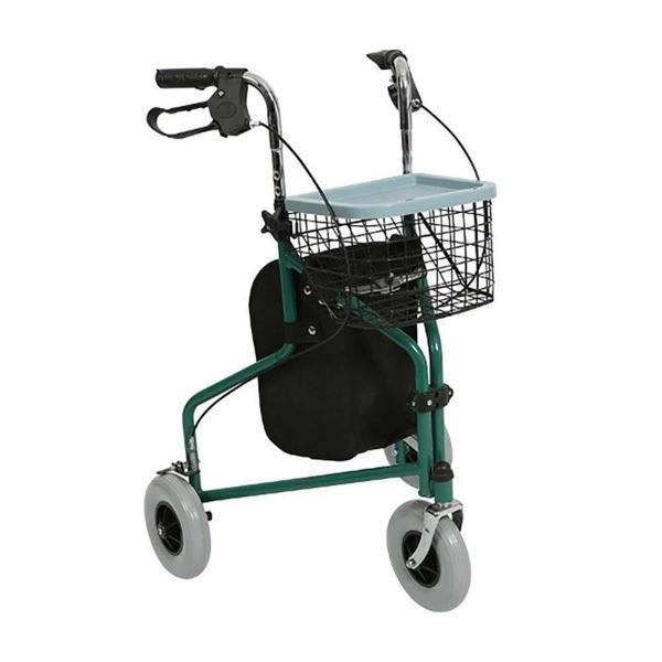Loco Alüminyum Rollatör | Katlanır 3 Teker ve Taşıma Sepeti ile Yaşlı&Engelliler İçin Pratik PR-888 - Image 1