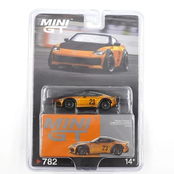 Mini GT 1/64 782 Nissan Z LB NATION WORKS LB Gold - Blister Paket MGT00782-BL - Image 1