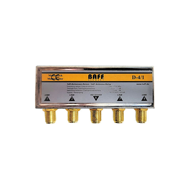 BAFF 4/1 Kutulu DiseqC Switch Su Geçirmez - Image 1