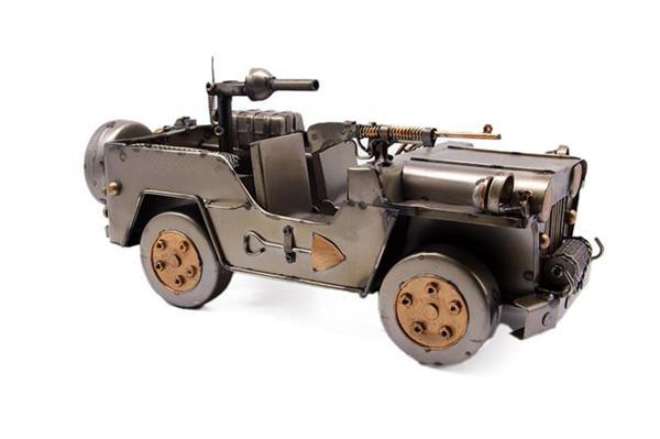 Dekoratif Metal Jip C1643 Model-M173 - Image 1