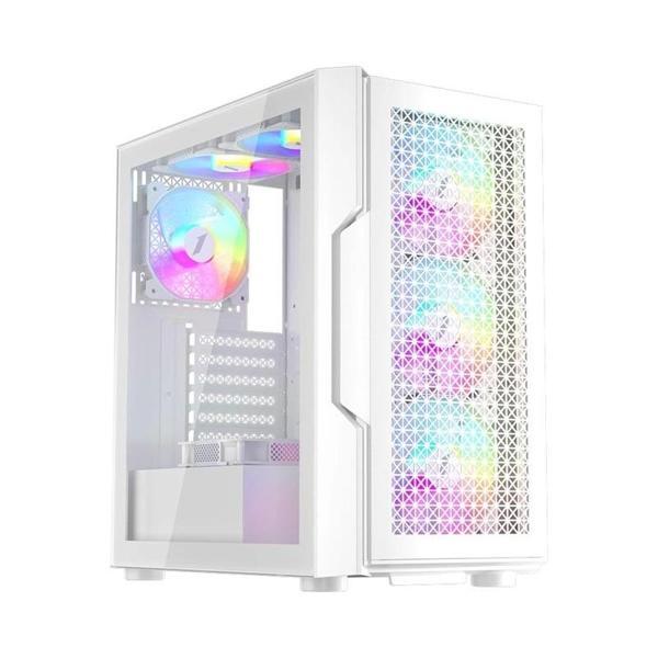 1st Player Trılobıte T7 Beyaz 650w 80+ Argb 4x12cm Fan Temperli Cam Mesh Usb 3.0 Atx Kasa - Image 1