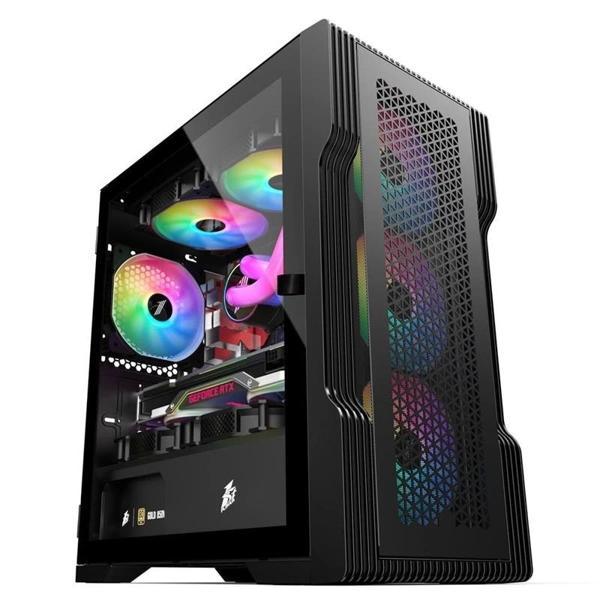 1st Player Trılobıte T3 Siyah 600w 80+ Argb 4x12cm Fan Temperli Cam Mesh Usb 3.0 M-atx Kasa - Image 1