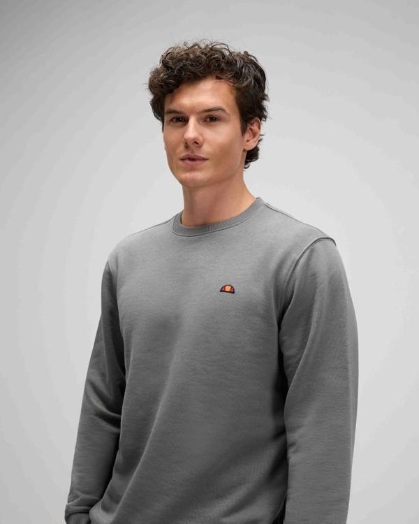 Ellesse EM579-ANT Erkek Sıfır Yaka Antrasit Sweat - Image 1