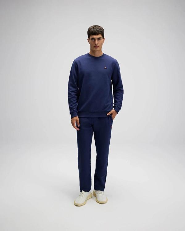 Ellesse EM579-NV Erkek Sıfır Yaka Lacivert Sweat - Image 1
