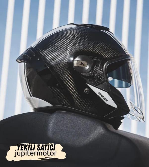 Shark Rs Jet Carbon Skın Açık Kask DSD - Image 1
