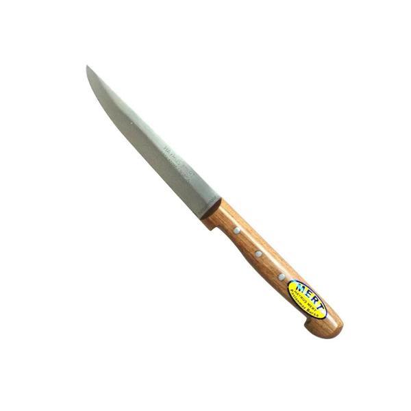 H.M. Paslanmaz Bursa Sebze Bıçağı 11 cm, Ahşap Sap - Image 1
