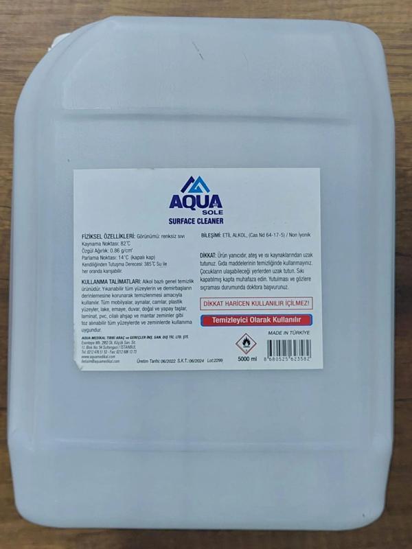 Aqua Yüzey Dezenfektanı 5 LT Bidon - Image 1