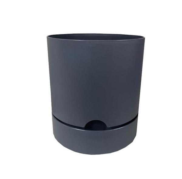 Poliwork Begonya Saksı 150x145mm  Antrasit - Image 1