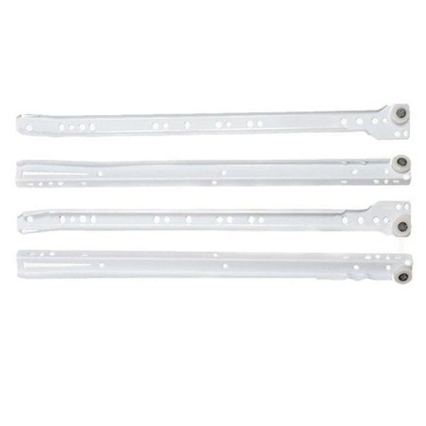 Samet Klasik Çekmece Rayı Beyaz 45cm - Image 1