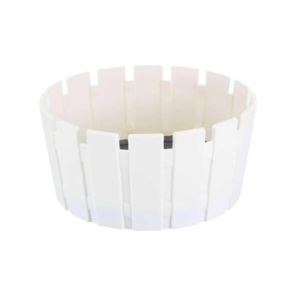 Poliwork Akasya Arajman Saksı 330x155mm  Beyaz - Image 1