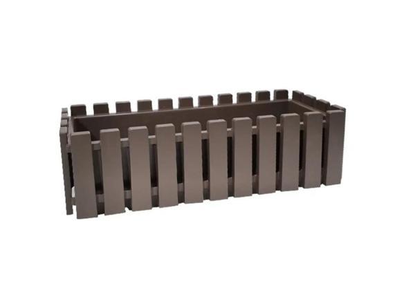 Poliwork Akasya Balkon Saksısı 580x155mm  SütlüKahve - Image 1