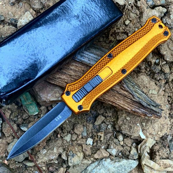 Microtech 5.11 Yellow Minik İçten Çıkmalı Kamp Bıçağı - Image 1