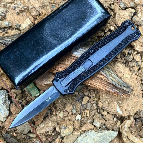Microtech 5.11 Black Minik İçten Çıkmalı Kamp Bıçağı - Image 1