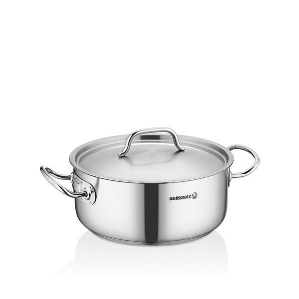 Korkmaz Proline Gastro 28x12 cm Kısa Tencere A2740 - Image 1