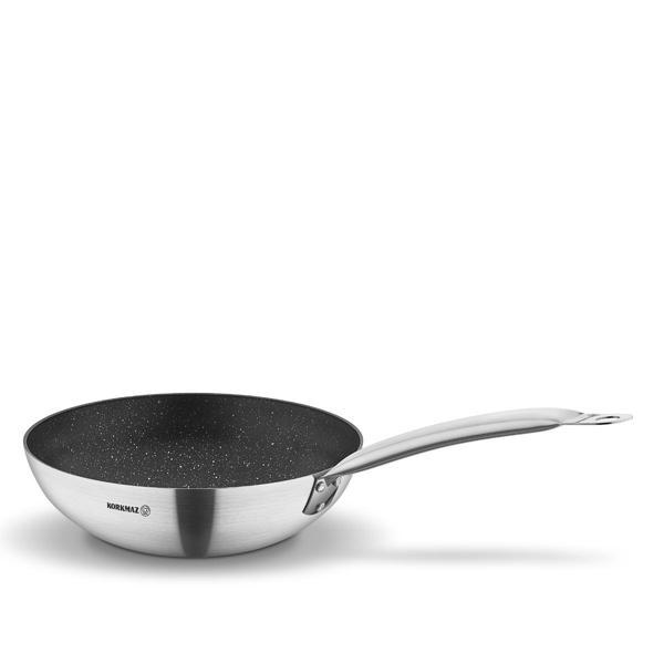 Korkmaz Proline Gastro 32x8.9 cm Wok A2861 - Image 1
