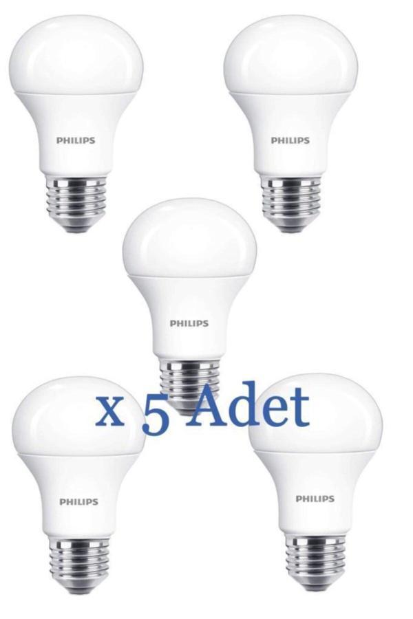 Philips 13W (100W) Led Ampul Beyaz 6500K (5 Adet) E27 Duy - Image 1