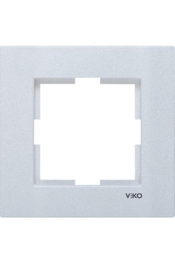 Viko Viko 92190601 Novella Gümüş 1 Li Çerçeve - Image 1
