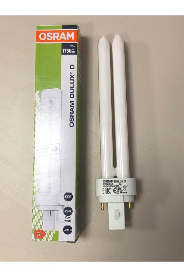 Osram 5 Adet Plc Lamba 26W/840 2P 4000 K 1750 Lümen Gün Işığı  Boy:16.5Cm ( 10W-13W-18W Yerine Olmaz ) - Image 1