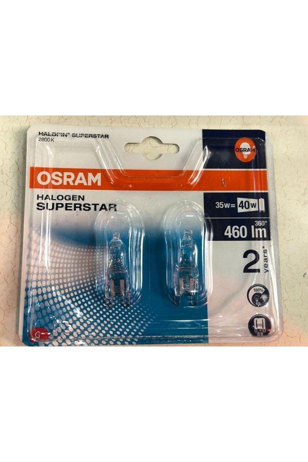 Osram 2 Adet Halopin G9 35W=40W Halojen Lamba - Image 1