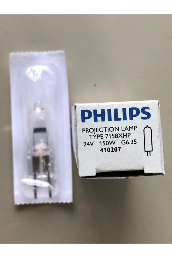 Philips 5 Adet Phılıps 7158Xhp  24V 150W G6,35 Halojen Lamba - Image 1