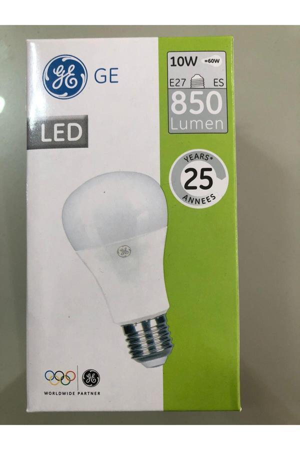 Mikasso General Elc Led 10W=60W 850 Lümen 6500K Beyaz 25.000 Saat Beyaz Işık E27 Led Ampul 10 Watt Yok Tekli - Image 1