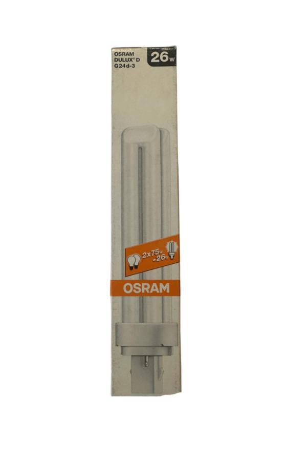 Osram Dulux D 26W 827 2700K Sarı Işık 2Pinli G24D-3 Duylu Boy:16.5Cm ( 10W-13W-18W Yerine Olmaz ) - Image 1