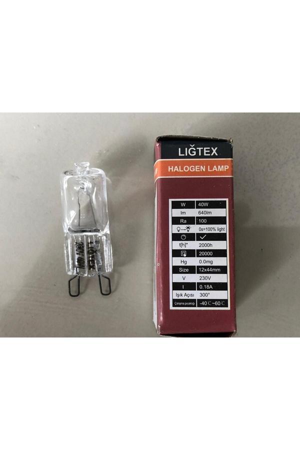 Mikasso G9  Halojen Lamba   220V 40W= 640 Lümen Şeffaf Gün Işığı G9 Halogen Ampul 40 Watt Var Tekli A'Dan G' - Image 1