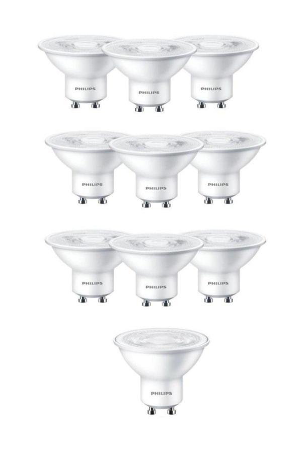 Philips 4,7W - 50W Gu10 Led Ampul Sarı Işık (10 Adet) - Image 1