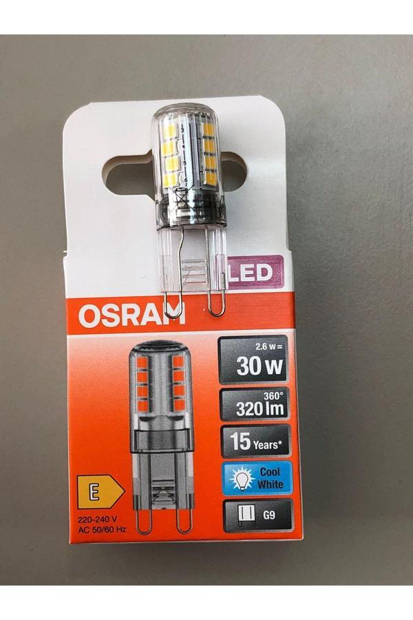 Osram 10 Adet G9 Led Lamba 220V 2,6W=30W=320 Lümen 4000 Kelvin Gün Işığı  15,000 Saat 14Mmx43Mm - Image 1