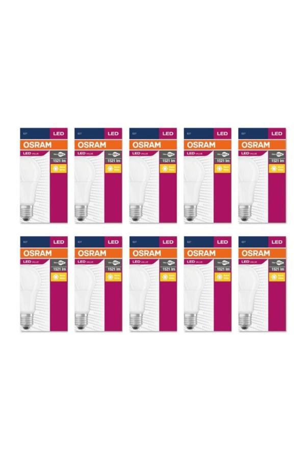 Osram Led Value 13W 1521 Lumen E-27 2700K Sarı Led Ampul 13W=100W 10 Adet - Image 1
