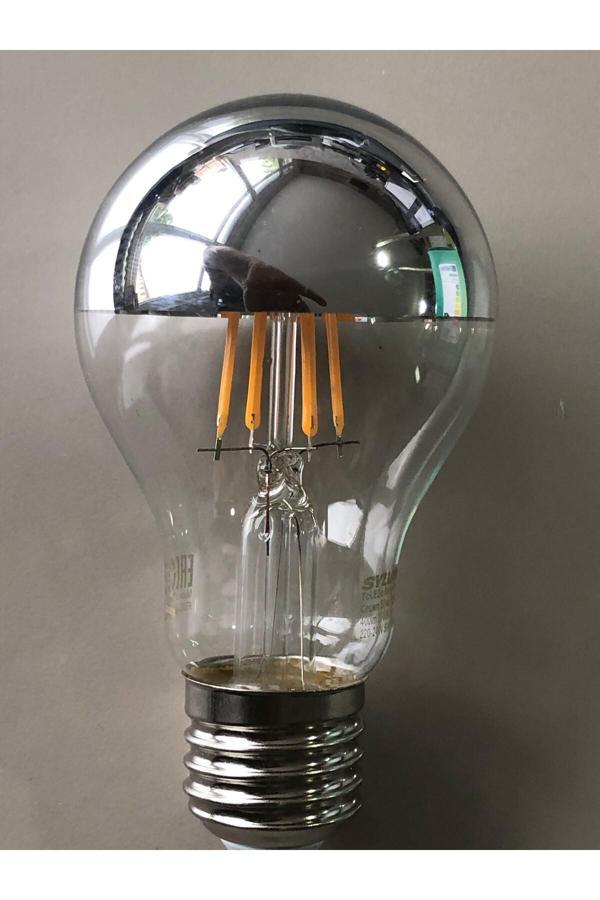 Sylvania Endirekt Rustik Lamba Gümüş  E 27 4.5W=35W 400 Lümen  2700 Kelvin - Image 1