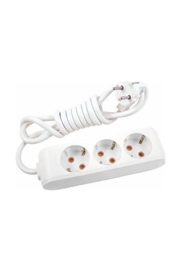 Tekideal Viko Multi-Let 5 Mt. Üçlü Priz Topraklı Çocuk Korumalı Kablolu - Image 1