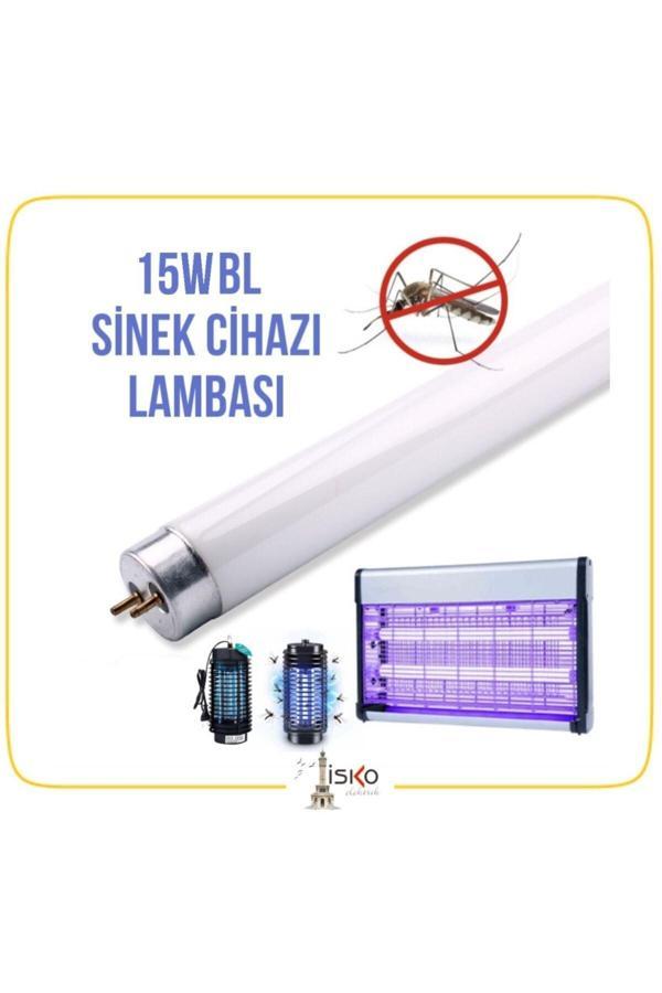 Mikasso Sinek Cihaz Ampul 15W Bl T8 Sinek Haşere Mavi Floresan Ampul 45Cm - Floresan Ampul - G6.35 - Mavi Iş - Image 1