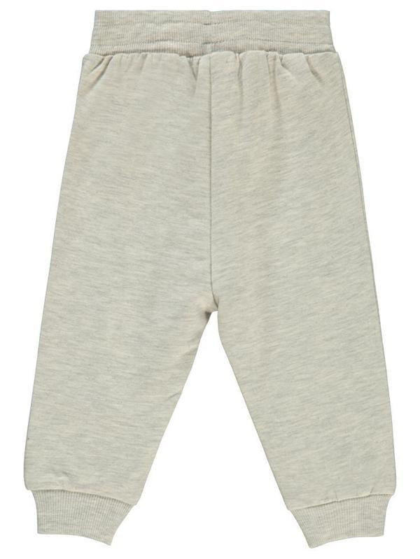 Civil Baby Civil Basic Kalp Etiketli 6-18 Ay Eşofman Altı - Gri6-9 Ay - Image 1