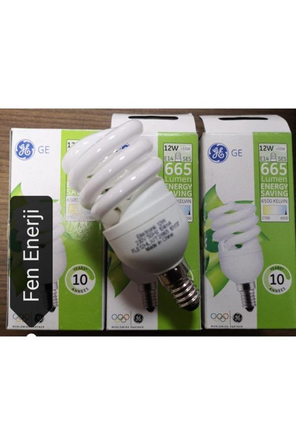 General Electric 12W Spiral Tasarruflu Ampül 5Li Paket - Image 1