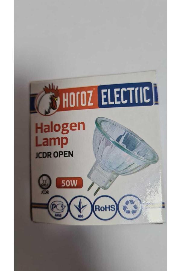 Horoz 50W Halojen Çanak Gu5.3 220V    ( 10 Adet ) - Image 1