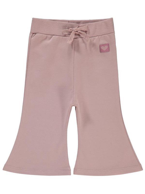 Civil Baby Civil Basic Kalp Etiketli İspanyol Paça 6-18 Ay Eşofman Altı - Lila18-24 Ay - Image 1