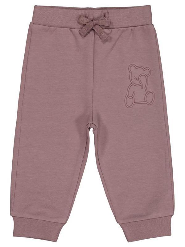 Civil Baby Teddy Baskılı 6-18 Ay Eşofman Altı - Lila9-12 Ay - Image 1