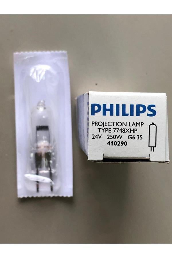 Philips 10 Adet Phılıps 7748Xhp  24V 250W G6,35 Halojen Lamba - Image 1