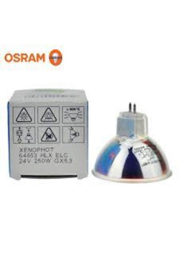 Osram Xenophot 64653 Hlx Elc 24V 250W Çanak Halojen Ampul Tepegöz Projeksiyon Ampulu Made In Germany - Image 1