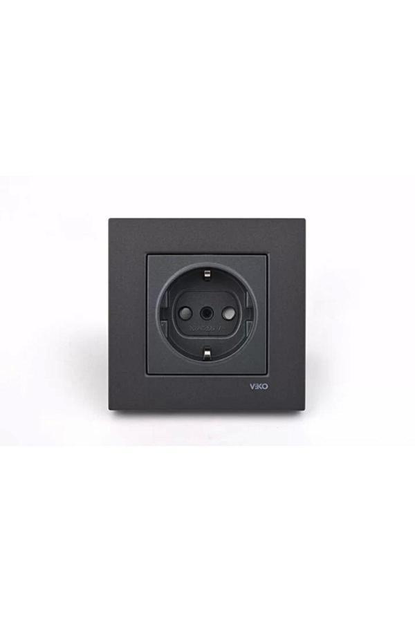 Viko -Novella Füme Topraklı Priz Ç.K - Image 1