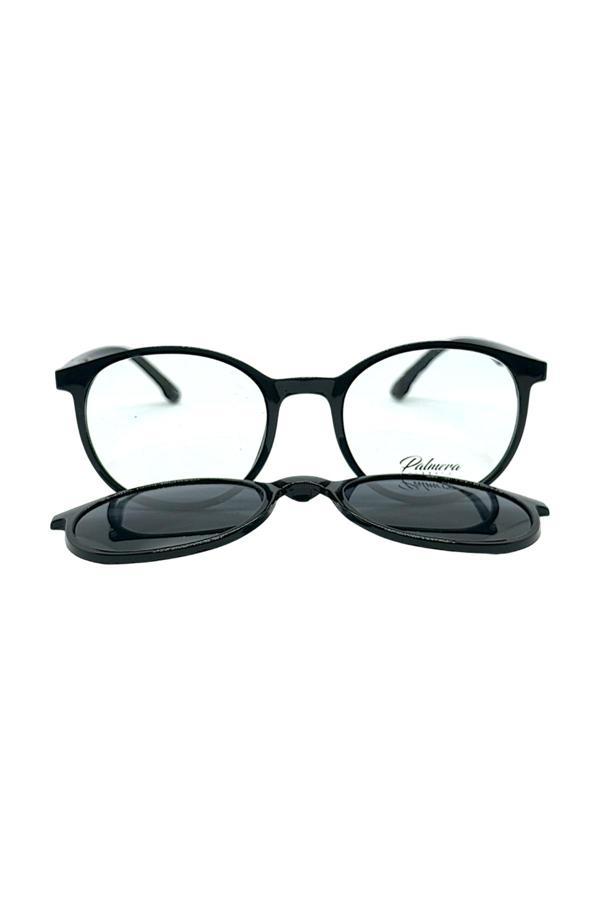 Palmera 70311 C8 Mavi Işık Korumalı Ekran Gözlüğü + Polarize Lens Mıknatıslı Klips - Image 1