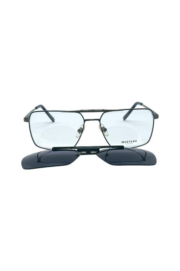 Mustang Mu7304 04 Mavi Işık Korumalı Ekran Gözlüğü + Polarize Lens Mıknatıslı Klips - Image 1